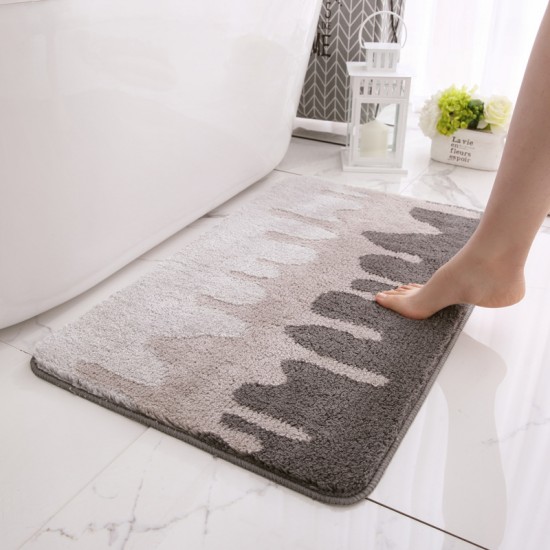 Bedroom carpets, long, soft, minimalist bedside rugs for children, with anti-fall features for bedrooms and bedsides.