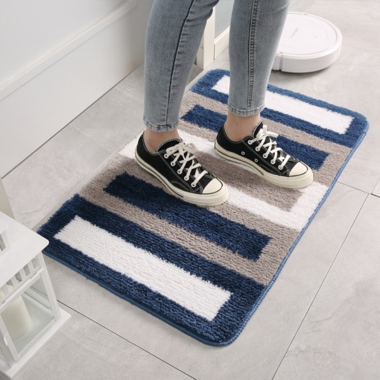 Entrance door dust-removing doormats, bathroom and toilet absorbent non-slip mats, flocked bedroom carpets, Instagram style