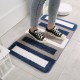 Entrance door dust-removing doormats, bathroom and toilet absorbent non-slip mats, flocked bedroom carpets, Instagram style