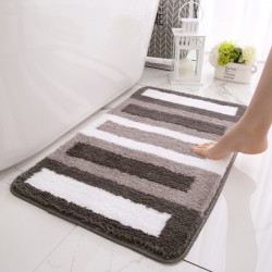Entrance door dust-removing doormats, bathroom and toilet absorbent non-slip mats, flocked bedroom carpets, Instagram style
