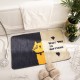 New cute cartoon pet bathroom doormat, non-slip absorbent floor mat for home entrances and bathrooms.