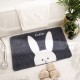 New cute cartoon pet bathroom doormat, non-slip absorbent floor mat for home entrances and bathrooms.