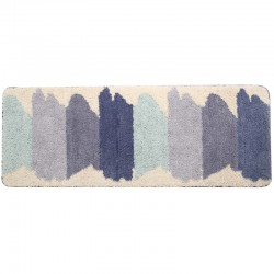 Rustic, insole-style bathroom and toilet carpets. Fresh, forest-style absorbent bathroom floor mats with a non-slip feel.