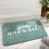 Ins-style shaped flocked bedside rugs Luxury living room, bedroom, and children's room bedside blanket, thickened plush floor mat.