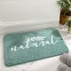 Ins-style shaped flocked bedside rugs Luxury living room, bedroom, and children's room bedside blanket, thickened plush floor mat.