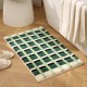 Pastoral, ins-style floor mat. Forest-style absorbent bathroom floor mats, non-slip bathroom rugs, bathroom mats