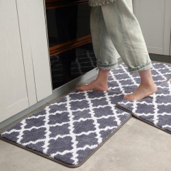 Absorbent bathroom floor mats, non-slip bathroom and toilet entrance mats, and Japanese and Korean entrance and foyer floor mats. Styles