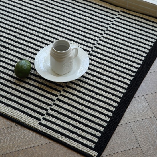 New flocked home entrance door mats, non-slip bathroom and toilet doorway absorbent mats. Doormats