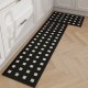 Waterproof and oil-resistant kitchen floor mats, long, washable, wipeable, non-slip, stain-resistant, and wear-resistant entrance mats