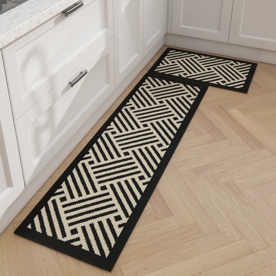Amazon kitchen floor mat, long, machine-washable, stain-resistant, non-slip, and drop-resistant rug