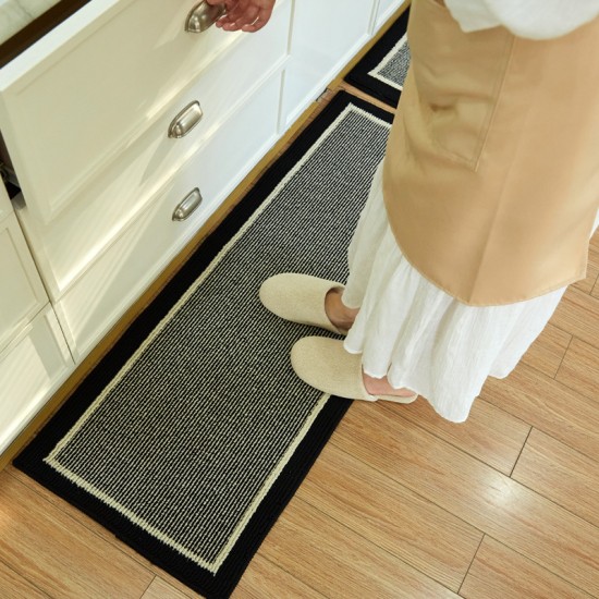 Bathroom floor mats, quick-drying flocked bathroom mats, non-slip bathroom mats, bedroom bedside rugs