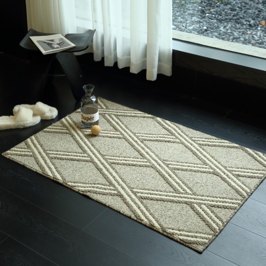 New entry carpets, luxury and high-end foyer doormats, imitation wool living room carpets