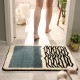 Cross-border new minimalist luxury bathroom absorbent floor mat, home bathroom doorway, non-slip entrance mat