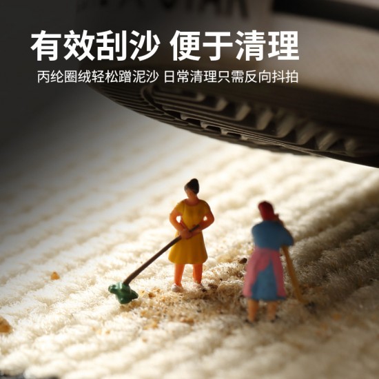 New cross-border, minimalist Nordic-style thickened absorbent bathroom doormats, home non-slip entrance doormats. Bedroom floor mats