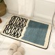Cross-border new minimalist luxury bathroom absorbent floor mat, home bathroom doorway, non-slip entrance mat