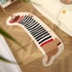 Cute puppy-shaped bedroom bedside rugs, long strips, children's room floor mats, flocked mats for seating and flooring