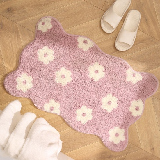 New cute cartoon bathroom doormats, absorbent bathroom doormats.