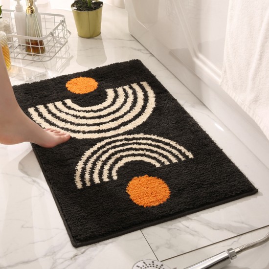 New minimalist bathroom entrance mat, absorbent mat, non-slip bathroom mat, entrance doormat.