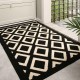 Cross-border home entrance doormat, dust-removing, wear-resistant doormat for home entrance, simple absorbent, non-slip rug.