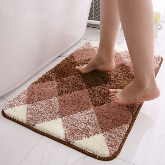 New entry door mats, light-luxury, dust-removing, polypropylene loop-pile woven carpet, bedroom bedside rug.