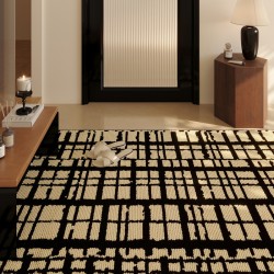 Ins-style floral absorbent bathroom floor mat. Plush bathroom doormats, non-slip bathroom entrance mats and carpets for home use.