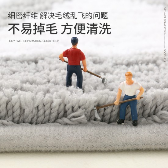 Cross-border thickened absorbent bathroom floor mat, home entrance, non-slip, bedroom, and antibacterial floor mat.