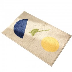 Cute plush cartoon cat doormats, absorbent bathroom doormats, non-slip bathroom doormats.