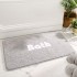 New minimalist home bathroom non-slip floor mats Absorbent bathroom doormats, household toilet doormats.