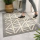 Cross-border minimalist entrance door mats, home entryway, hallway, and entrance mats, non-slip, dust-removing, and mud-scraping carpets