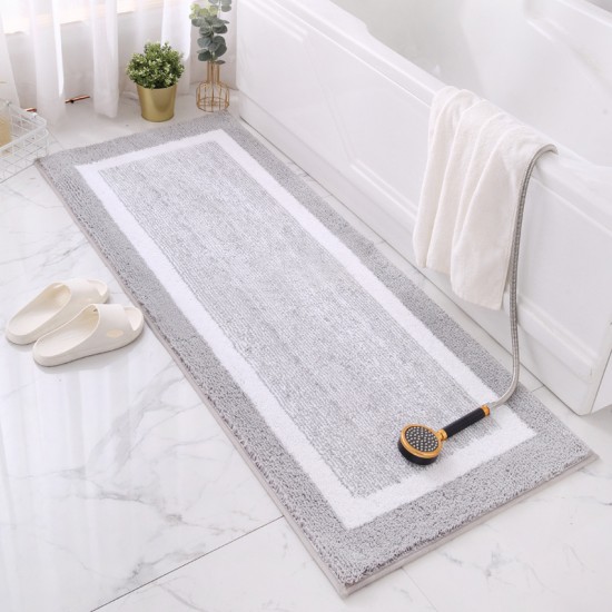 Cross-border thickened absorbent bathroom floor mat, home entrance, non-slip, bedroom, and antibacterial floor mat.