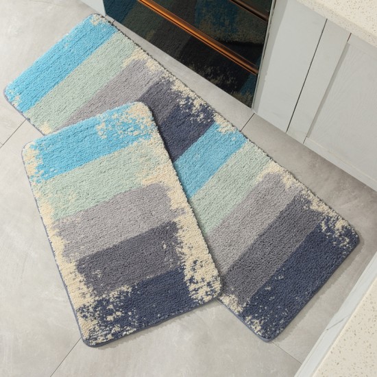 Ins-style entrance, bedroom, and bathroom carpet mats, thickened absorbent bathroom floor mats, customizable non-slip and absorbent.