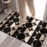 Maillard Zhongguge bathroom floor mats, highly absorbent, long, non-slip bathroom floor mats, bedroom bedside blankets, flocked