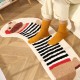 Cute puppy-shaped bedroom bedside rugs, long strips, children's room floor mats, flocked mats for seating and flooring