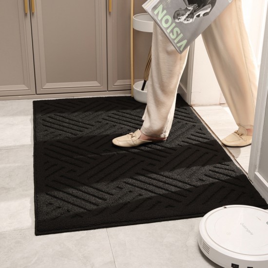 Kitchen floor mats, non-slip, oil-resistant, waterproof, wipeable, disposable mats, household doormats, long strips